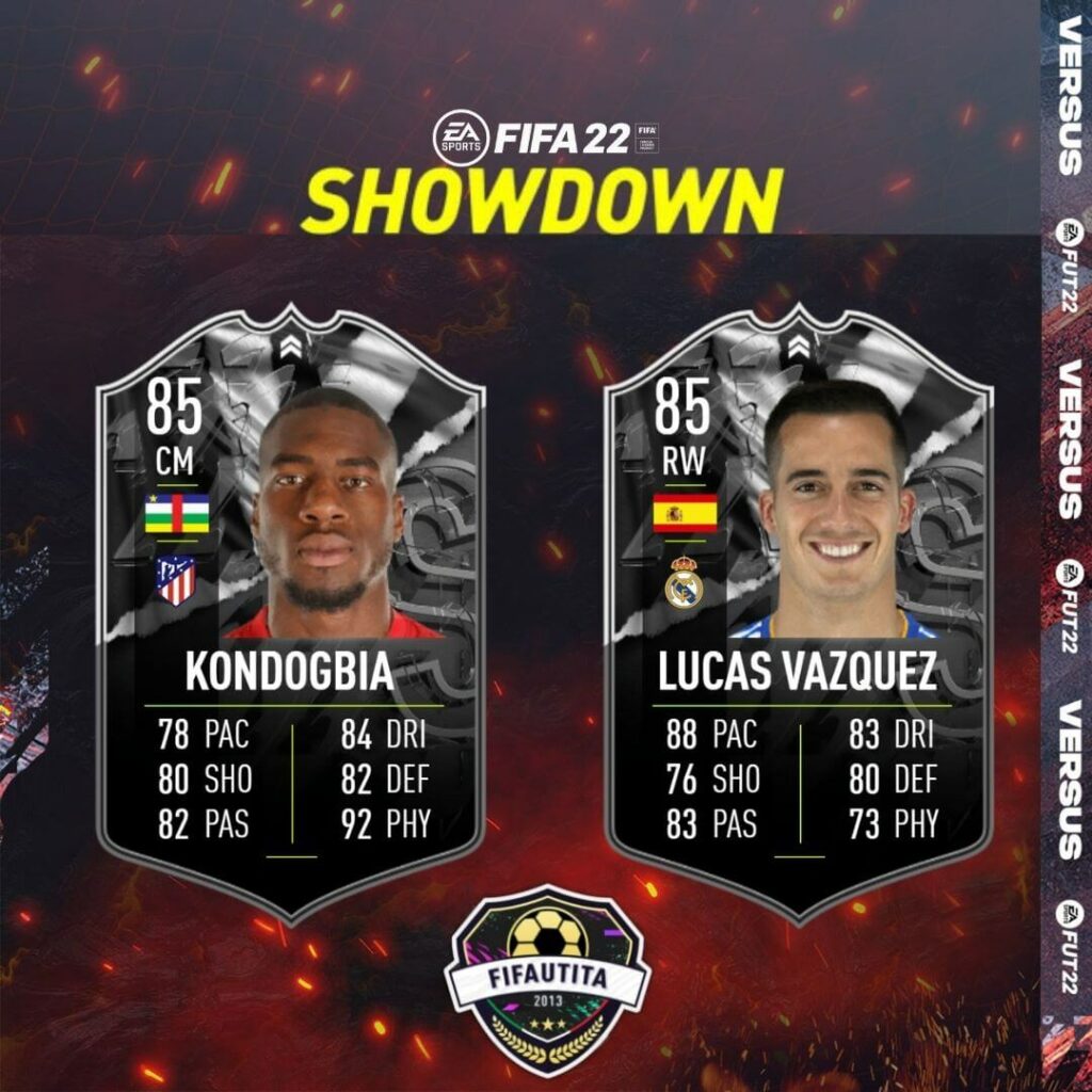 FIFA 22: Kondogbia Vs Lucas Vazquez Showdown SBC