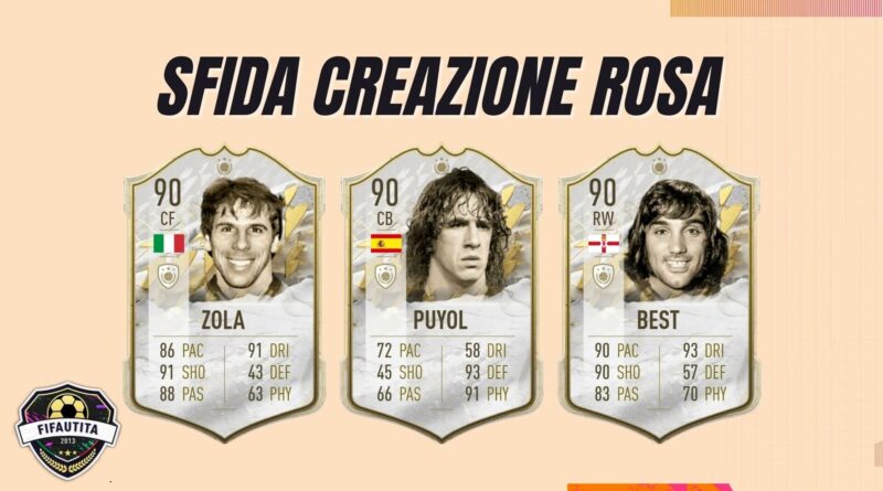 FIFA 22: Zola, Puyol e Best icon SBC