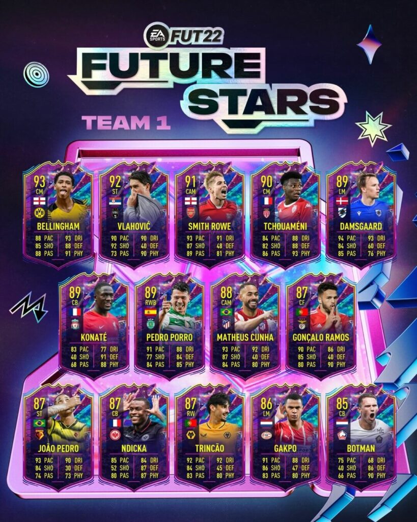 FIFA 22: Future Stars team 1