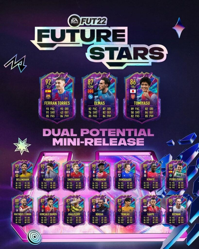 FIFA 22: Future Stars team 1 mini release