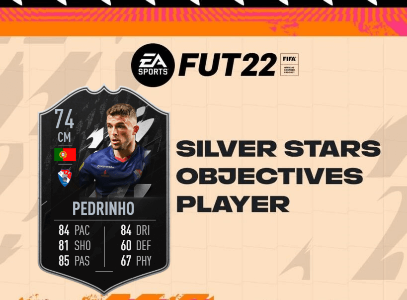 FIFA 22: Pedrinho TOTW 21 Silver Stars player objective