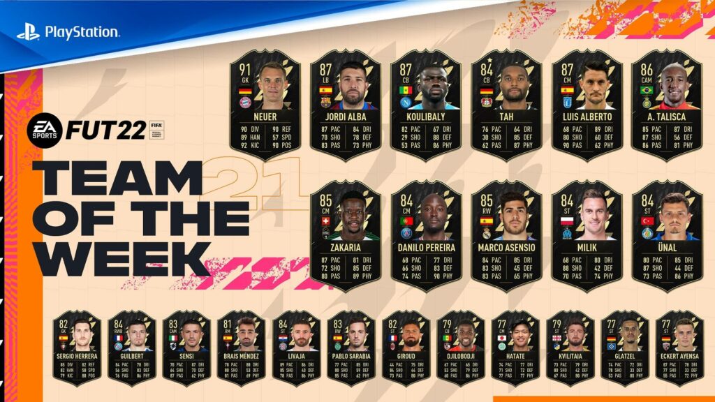 FIFA 22: Team of the Week 21