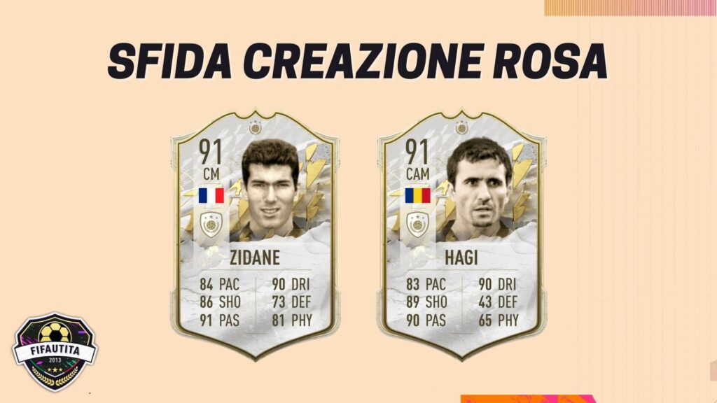 FIFA 22: Zidane e Hagi icon SBC