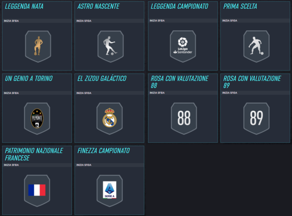 FIFA 22: requisiti SCR Zidane Icona Base