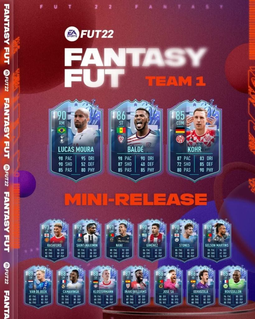 FIFA 22: Fantasy FUT team 1 mini-release
