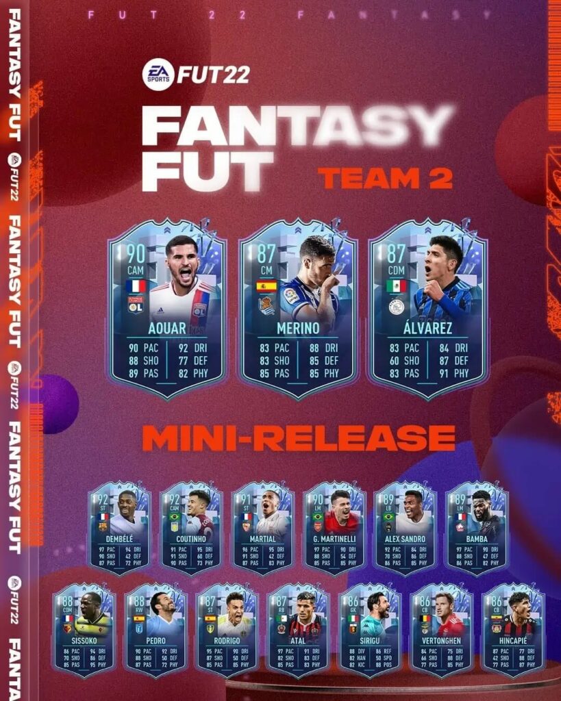 FIFA 22: Fantasy FUT team 2 mini release