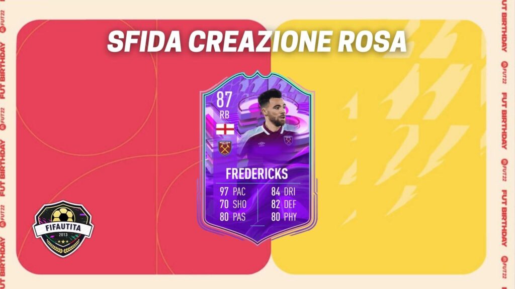 FIFA 22: Fredericks FUT Birthday SBC