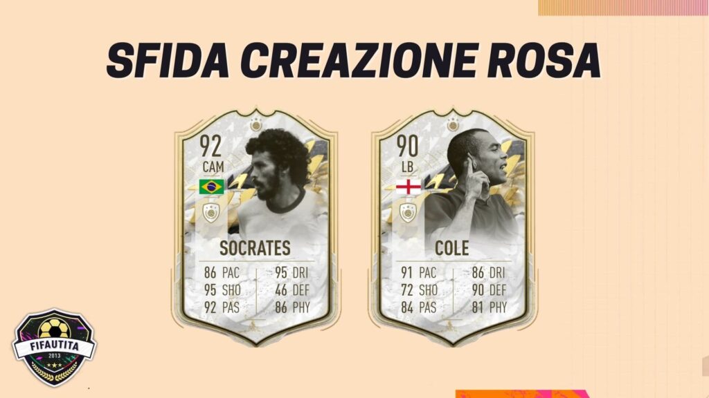 FIFA 22: Socrates e Ashley Cole Icon Moments SBC