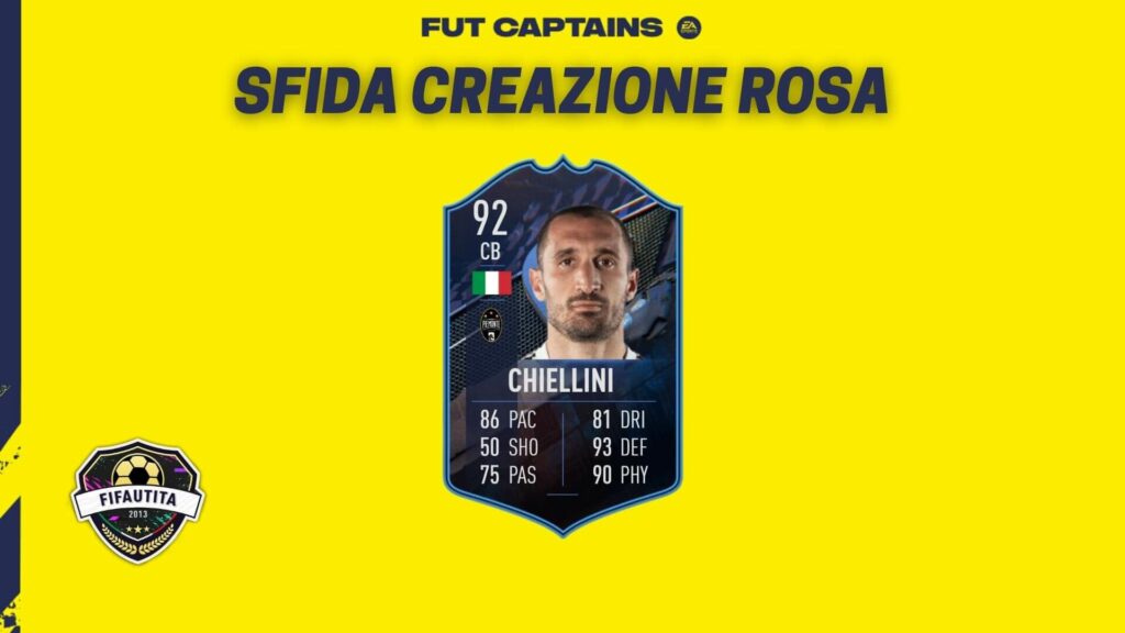 FIFA 22: Chiellini FUT Captains SBC