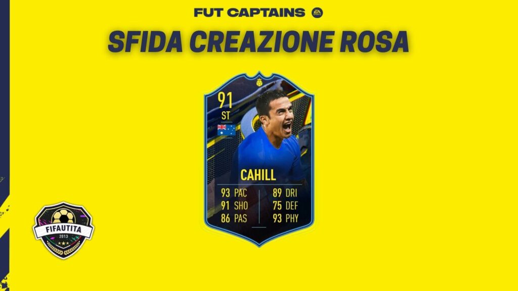 FIFA 22: Cahill FUT Captains Heroes SBC