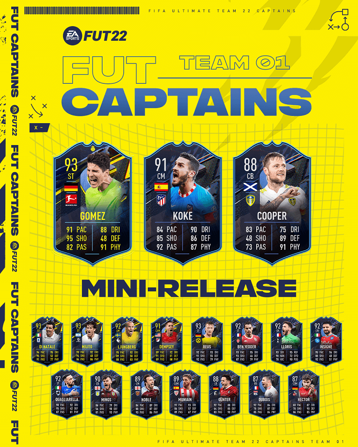 FIFA 22: FUT Captains team 1 mini-release
