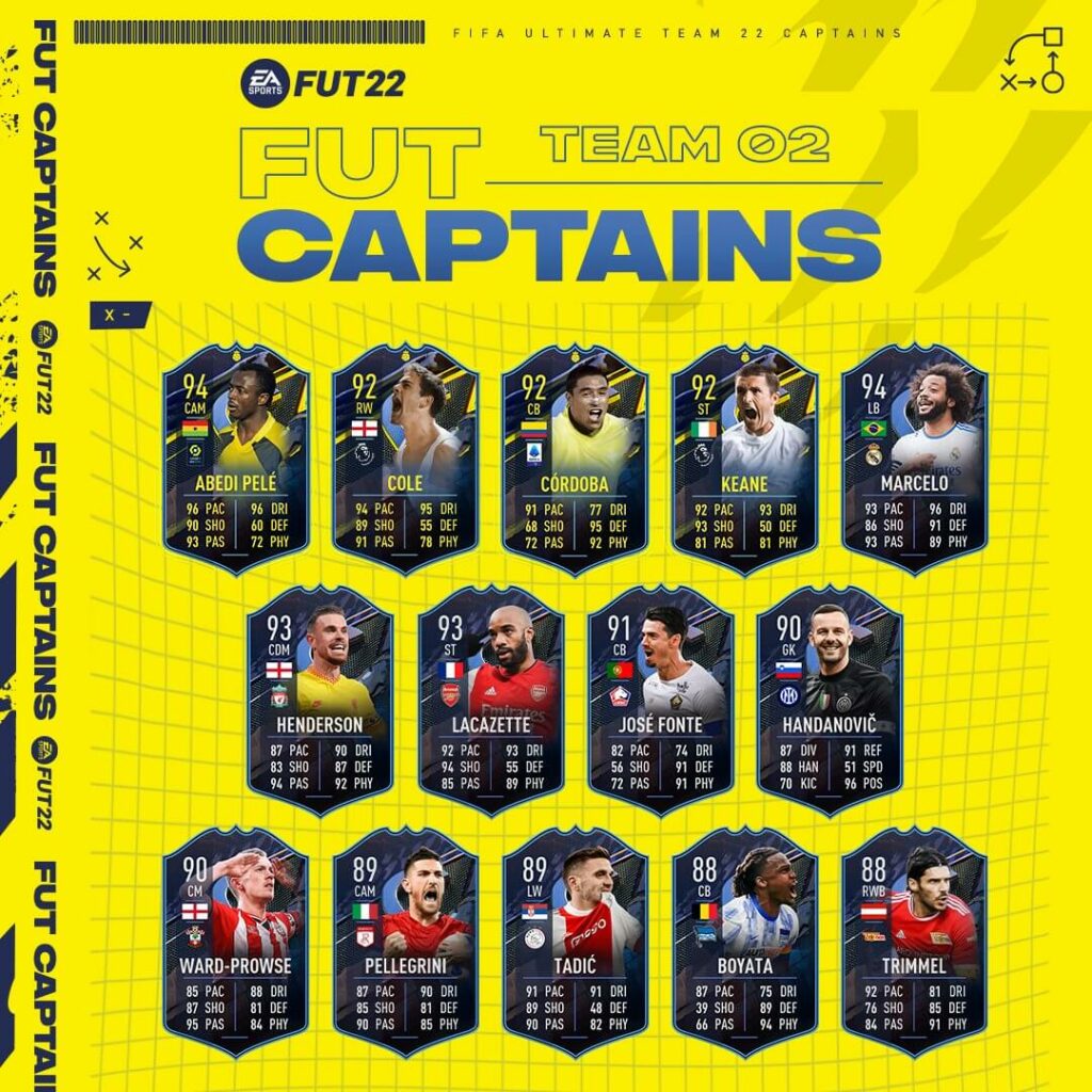 FIFA 22: FUT Captains team 2