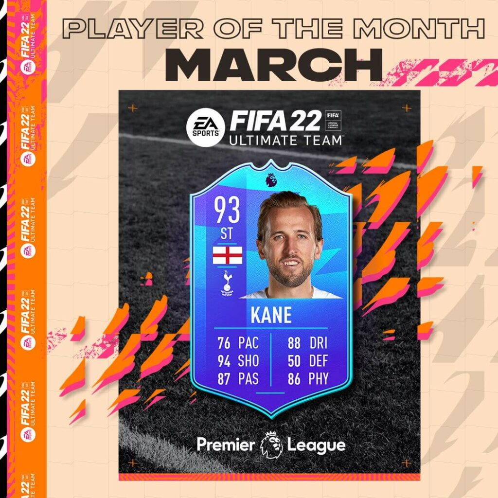 FIFA 22: Kane POTM Premier League