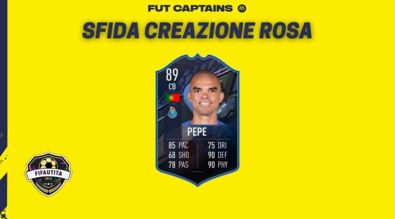 FIFA 22: Pepe FUT Captains SBC