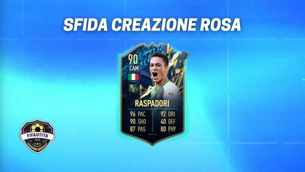 FIFA 22 TOTS: Raspadori Team of the Season SBC 