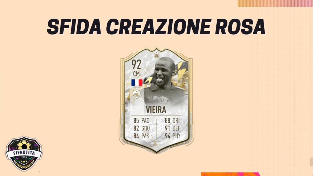 FIFA 22: Vieira Icon Moments SBC