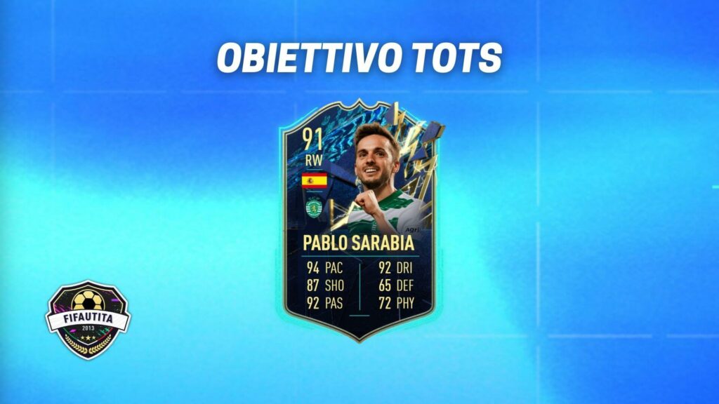 FIFA 22: Pablo Sarabia TOTS player objective