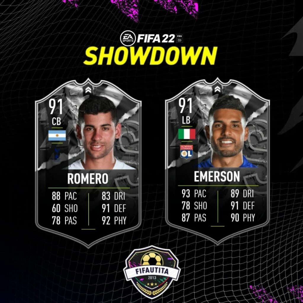 FIFA 22: Romero Vs Emerson Showdown SBC