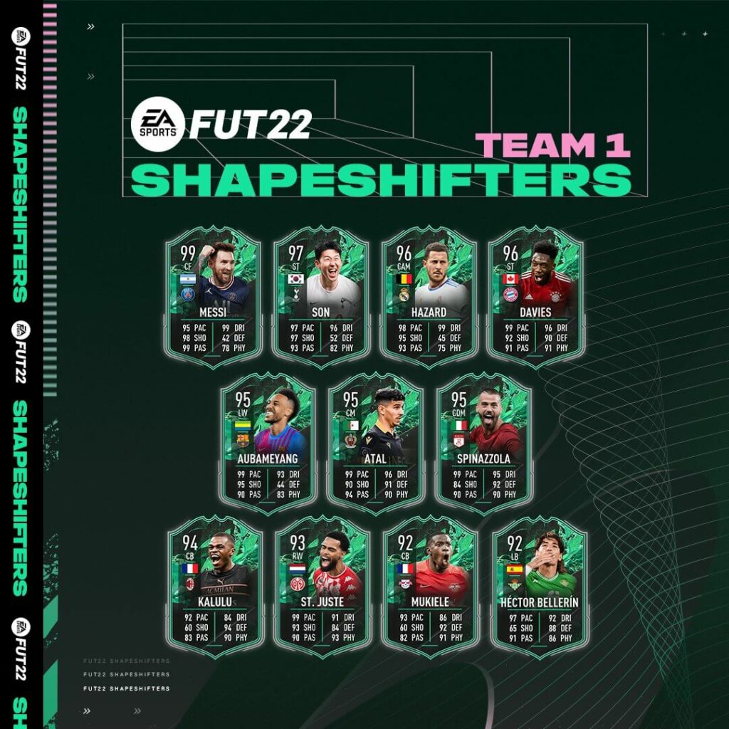 FIFA 22 Shapeshifters: Mutaforma team 1