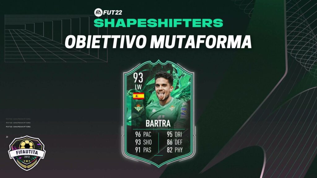 FIFA 22: Bartra Shapeshifters player objective