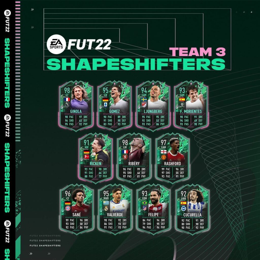 FIFA 22: Shapeshifters team 3