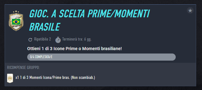 FFIA 22: giocatore a scelta Icona Momenti Prime del Brasile