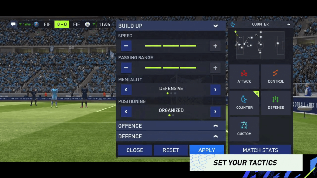 FIFA Mobile: personalizza le tattiche nella modalità allenatore