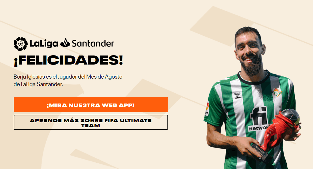 Borja Iglesias POTM LaLiga di agosto
