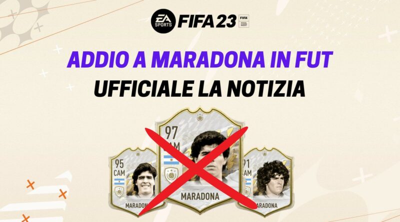 Addio a Maradona in FIFA 23 Ultimate Team