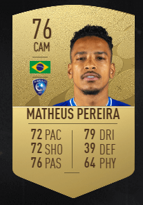 Matheus Pereira FIFA 23 Ultimate Team card