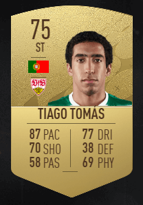 Tiago Tomas FIFA 23 Ultimate Team card