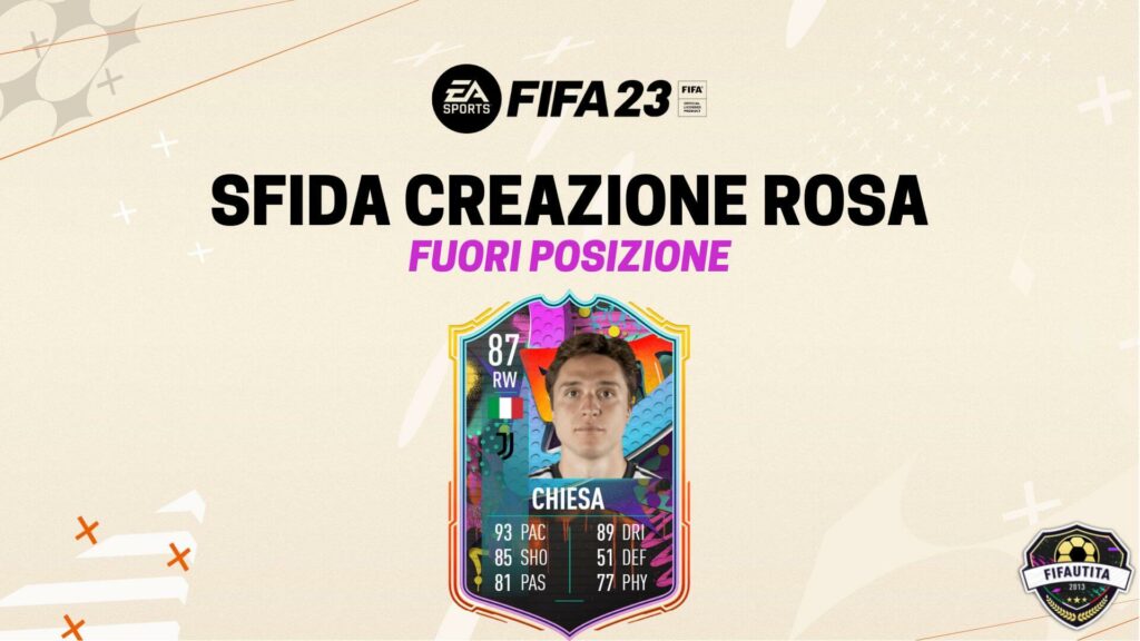 FIFA 23: Chiesa Out of Position SBC