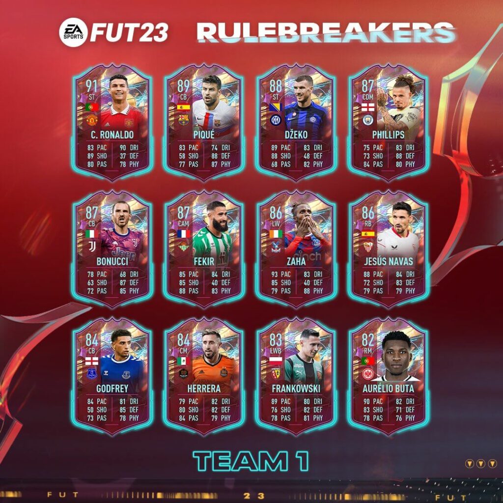 FIFA 23: RuleBreakers team 1