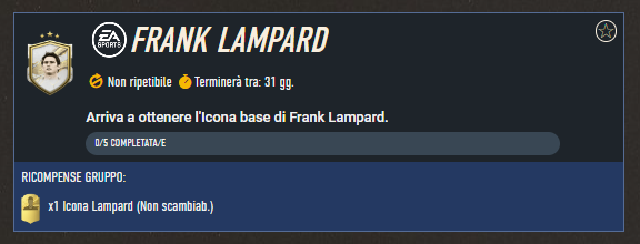 FIFA 23: requisiti SCR Lampard Icon Base
