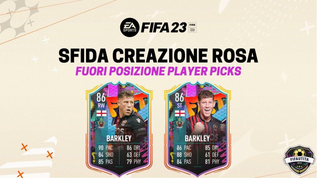 FIFA 23: Barkley Out of Position player picks SBC
