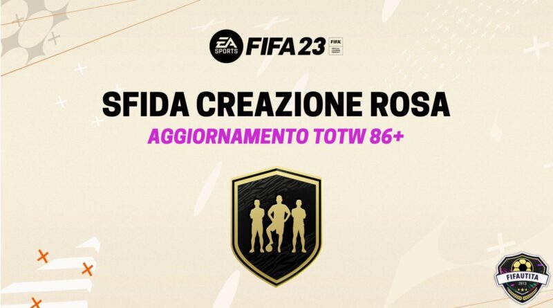 FIFA 23: SCR aggiornamento TOTW 86+ garantito