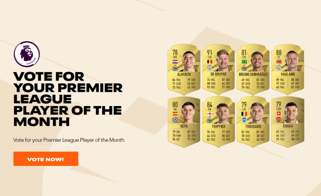 FIFA 23: candidati POTM di Premier League per ottobre