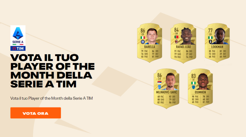 FIFA 23: candidati POTM Serie A di ottobre