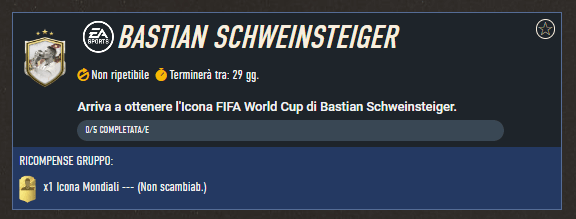FIFA 23: requisiti SCR Schweinsteiger World Cup Icon
