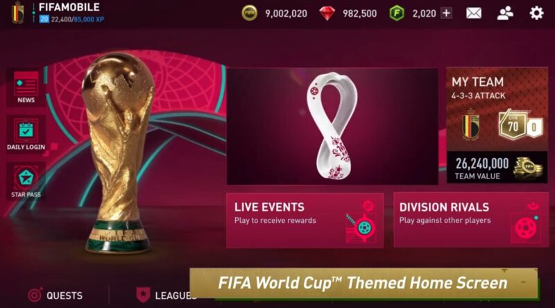 FIFA Mobile World Cup mode