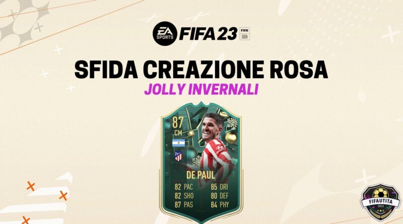 FIFA 23: De Paul Jolly Invernali SBC