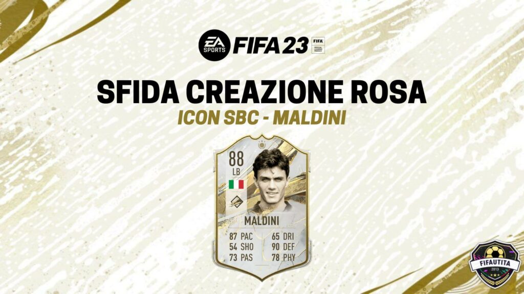 FIFA 23: Maldini Icon baby SBC