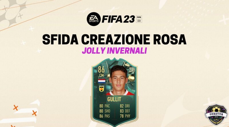 FIFA 23: Maxime Gullit Winter Wildcards SBC