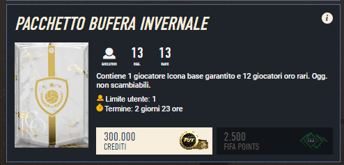 FIFA 23: Pacchetto bufera invernale