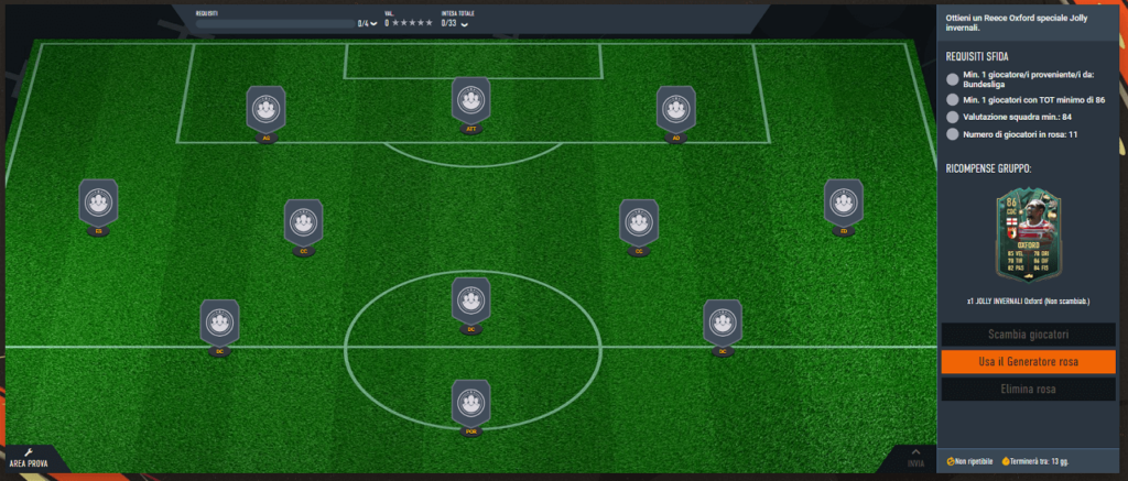 FIFA 23: requisiti SCR Oxford Jolly Invernali