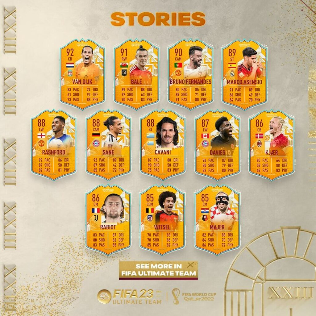 FIFA 23: World Cup Stories team