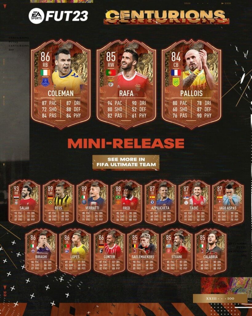 FIFA 23: Mini-Release FUT Centurions team 2