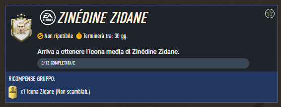 FIFA 23: requisiti SCR Zidane Icona Media