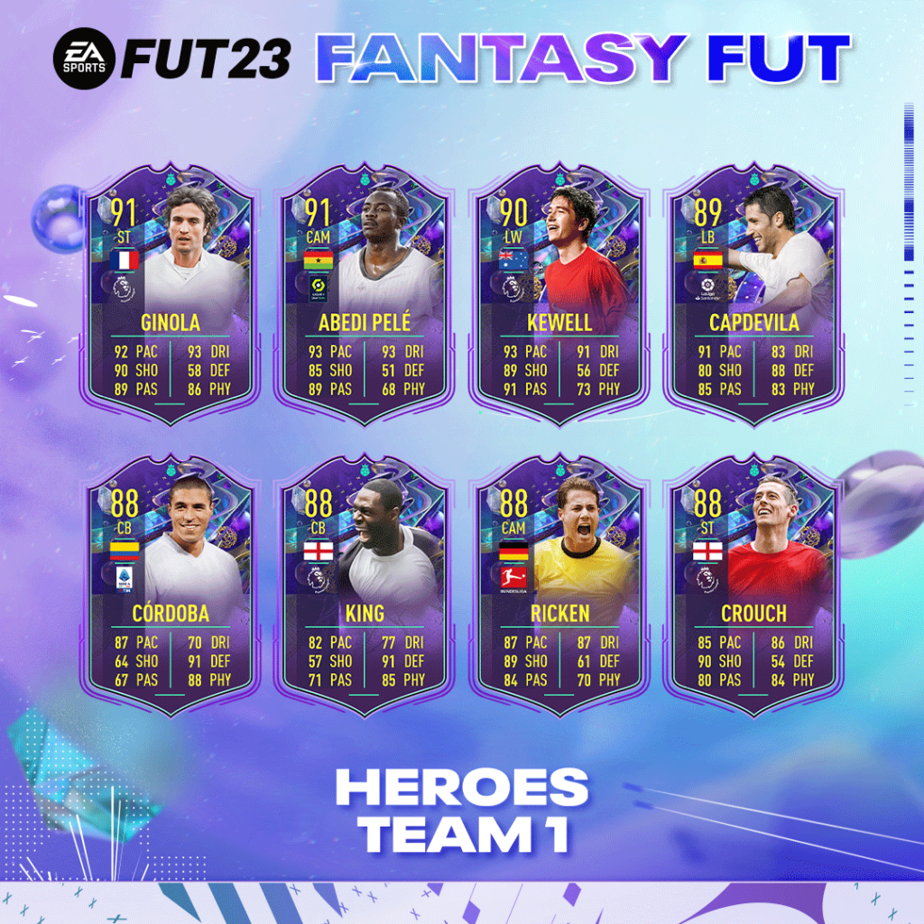 FIFA 23: Fantasy FUT Heroes team 1