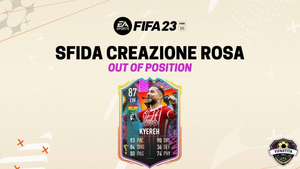 FIFA 23: Kyereh Out of Position SBC